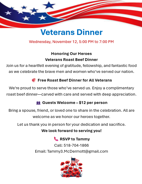 20251112 Veterans Dinner