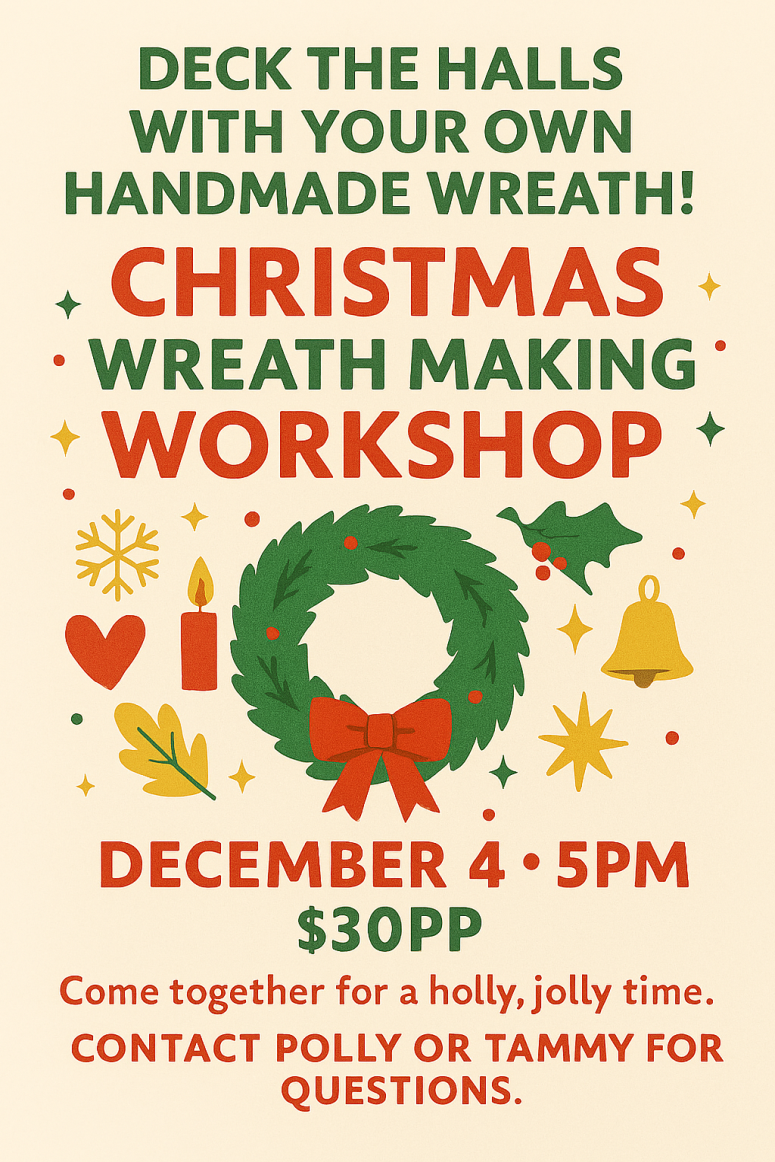 20251204 Christmas Wreath Workshop